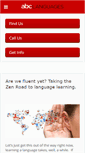 Mobile Screenshot of abclanguagesf.com